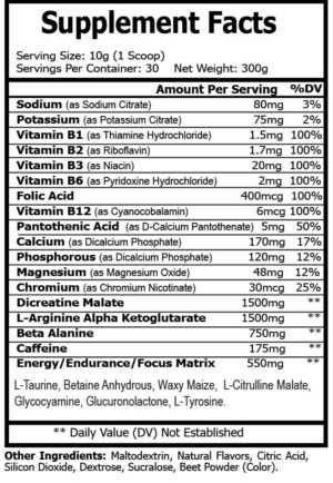 Supplement Facts